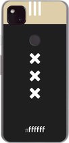 6F hoesje - geschikt voor Google Pixel 4a 5G -  Transparant TPU Case - AFC Ajax Uitshirt 2018-2019 #ffffff