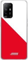 6F hoesje - geschikt voor OPPO A94 5G -  Transparant TPU Case - FC Utrecht #ffffff