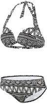 bikini Lady Collection C-cup polyamide wit/zwart maat 38