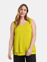 SAMOON Dames Casual top in laagjeslook