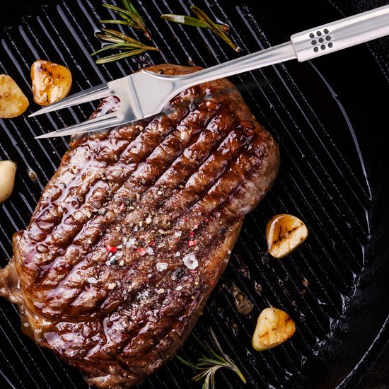 Fourchette à viande Alpina 32,5 Cm Argent