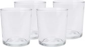 Set van 12x stuks drinkglazen/waterglazen 280 ml - Sap glazen - Frisdrank glazen