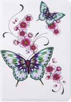Apple iPad Pro 10.5 (2017) Hoes - Mobigear - Design Serie - Kunstlederen Bookcase - Blossom Butterflies - Hoes Geschikt Voor Apple iPad Pro 10.5 (2017)