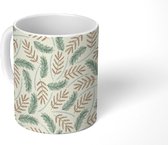 Mok - Kerst - Patronen - Takken - Mokken - 350 ML - Beker - Uitdeelcadeautjes