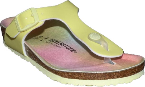 Birkenstock Slippers Meisjes Outlet (Birkenstock maat 41 Copenhagen narrow  Suede Contrast Dames)
