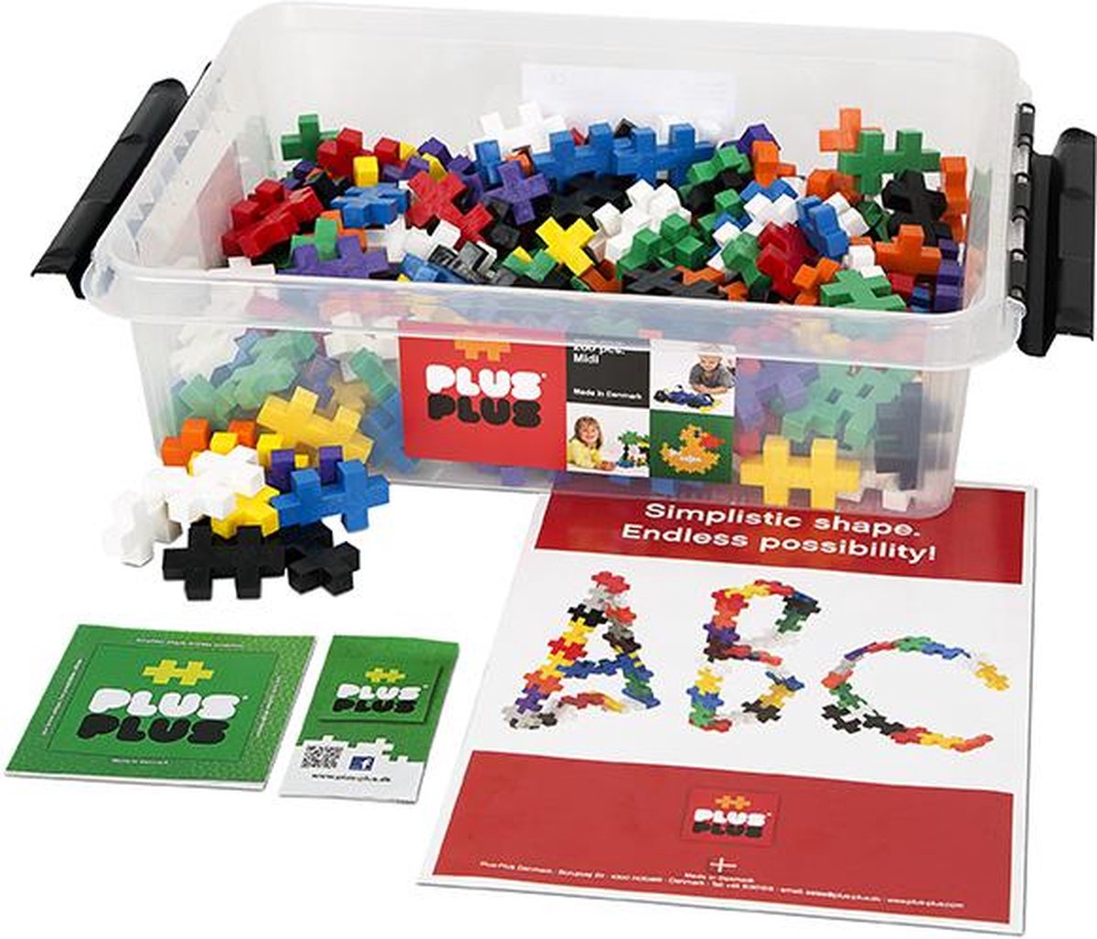 Plus-plus Midi Basic Bouwstenen 200 Stuks