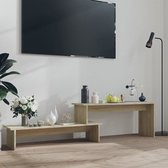 Tv-meubel 180x30x43 cm spaanplaat sonoma eikenkleurig