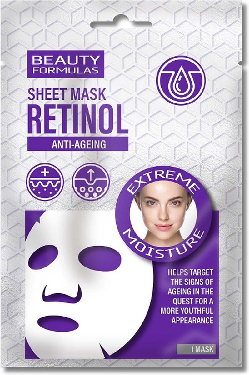 Retinol Anti-Ageing Sheet Mask Hydraterend gezichtsmasker