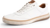 Travelin' Bransford Heren Sneaker - Leren veterschoenen mannen - Wit leer - Maat 44