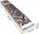 decoratiesticker talavera tegels 108x108 cm PVC blauw/bruin