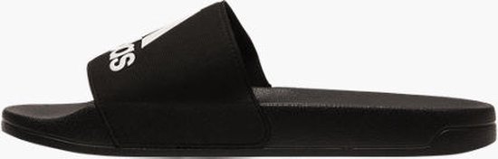 adidas Slippers - Maat 40.5 - Unisex - zwart/wit - adidas