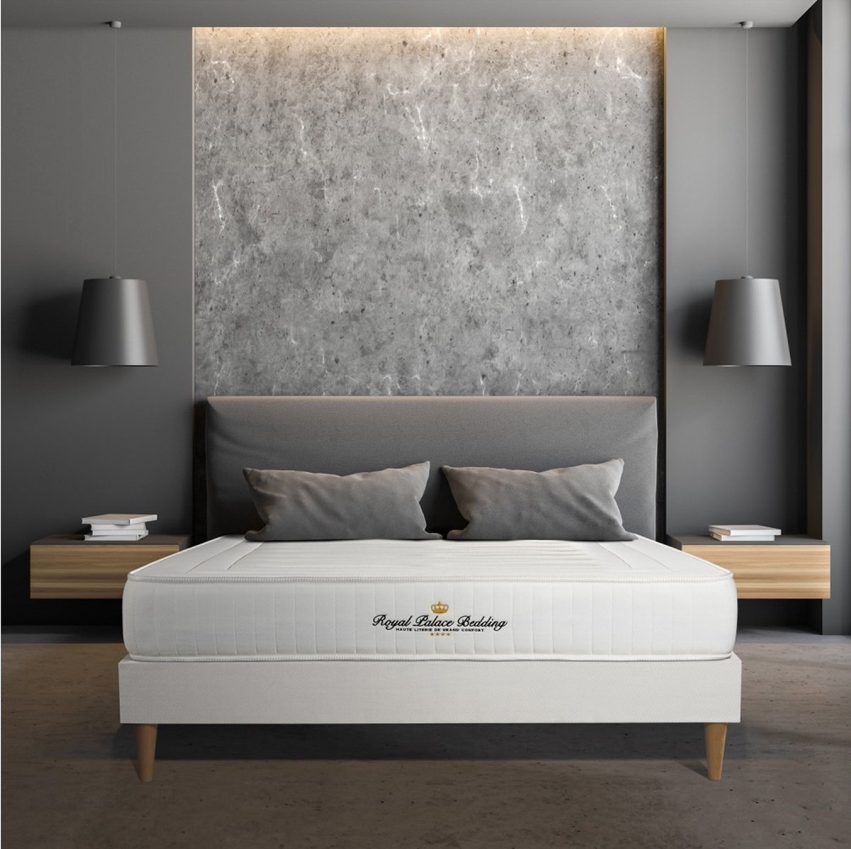Nottingham matras 180 x 210 cm , Traagschuim , Stevig, 3 comfortzones
