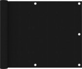 vidaXL - Balkonscherm - 75x400 - cm - oxford - stof - zwart