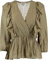 Only Blouse Onllondon 3/4 Ruffle Top Wvn 15239286 Mermaid Dames Maat - XL