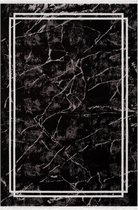 Magic Floor - Tapijt - Vloerkleed - Yasmin 0729A - Zwart - Acryl - (150x80cm)
