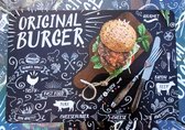 Original Burger | wandborden metaal | 20 x 30cm