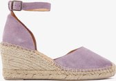 VIA VAI Flora Braid Espadrilles - Met Sleehak - Paars - Maat 40