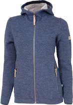 Ivanhoe vest Morel Hood FM voor dames van wol - Denim Blauw