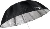 185 cm Zwart/Zilver Parabolische Flitsparaplu / Flash Umbrella - Space185