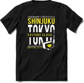 Tokyo - Shibuya | TSK Original & vintage | T-Shirt Heren - Dames | Geel | Perfect Cadeau Shirt | Grappige Spreuken - Zinnen - Teksten | Maat M