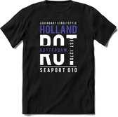 Rotterdam - Holland | TSK Original & vintage | T-Shirt Heren - Dames | Paars | Perfect Cadeau Shirt | Grappige Spreuken - Zinnen - Teksten | Maat 3XL