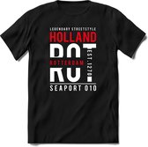 Rotterdam - Holland | TSK Original & vintage | T-Shirt Heren - Dames | Rood | Perfect Cadeau Shirt | Grappige Spreuken - Zinnen - Teksten | Maat 3XL