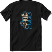 Biertap legend | Feest kado T-Shirt heren - dames | Blauw | Perfect drank cadeau shirt |Grappige bier spreuken - zinnen - teksten