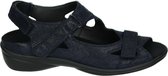 Durea 7258 E - Volwassenen Platte sandalen - Kleur: Blauw - Maat: 40.5