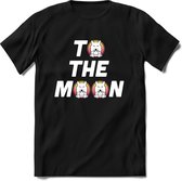 To The Moon Saitama T-Shirt | Saitama Inu Wolfpack Crypto Ethereum kleding Kado Heren / Dames | Perfect Cryptocurrency Munt Cadeau Shirt Maat 3XL