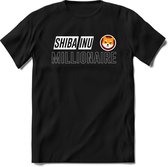 Shiba inu millionaire T-Shirt | Crypto ethereum kleding Kado Heren / Dames | Perfect cryptocurrency munt Cadeau shirt Maat M