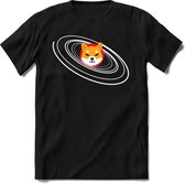 Planet Shiba inu T-Shirt | Crypto ethereum kleding Kado Heren / Dames | Perfect cryptocurrency munt Cadeau shirt Maat S