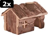 2x NATURAL HUIS HENDRIK 15X12X11CM