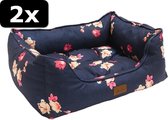 2x ! JOULES MAND FLORAL 55X42X20CM