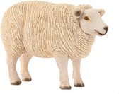 Staand schaap 13x6x9cm polystone