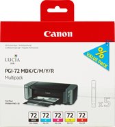Canon Multipack de cartouches d'encre PGI-72 MBK/C/M/Y/R 5