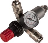 Huvema - Reduceer-filter-mano 3/8 alu - Pressure regulator