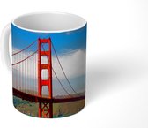Mok - Uitzicht op de Golden Gate Bridge in Californië - 350 ML - Beker - Uitdeelcadeautjes