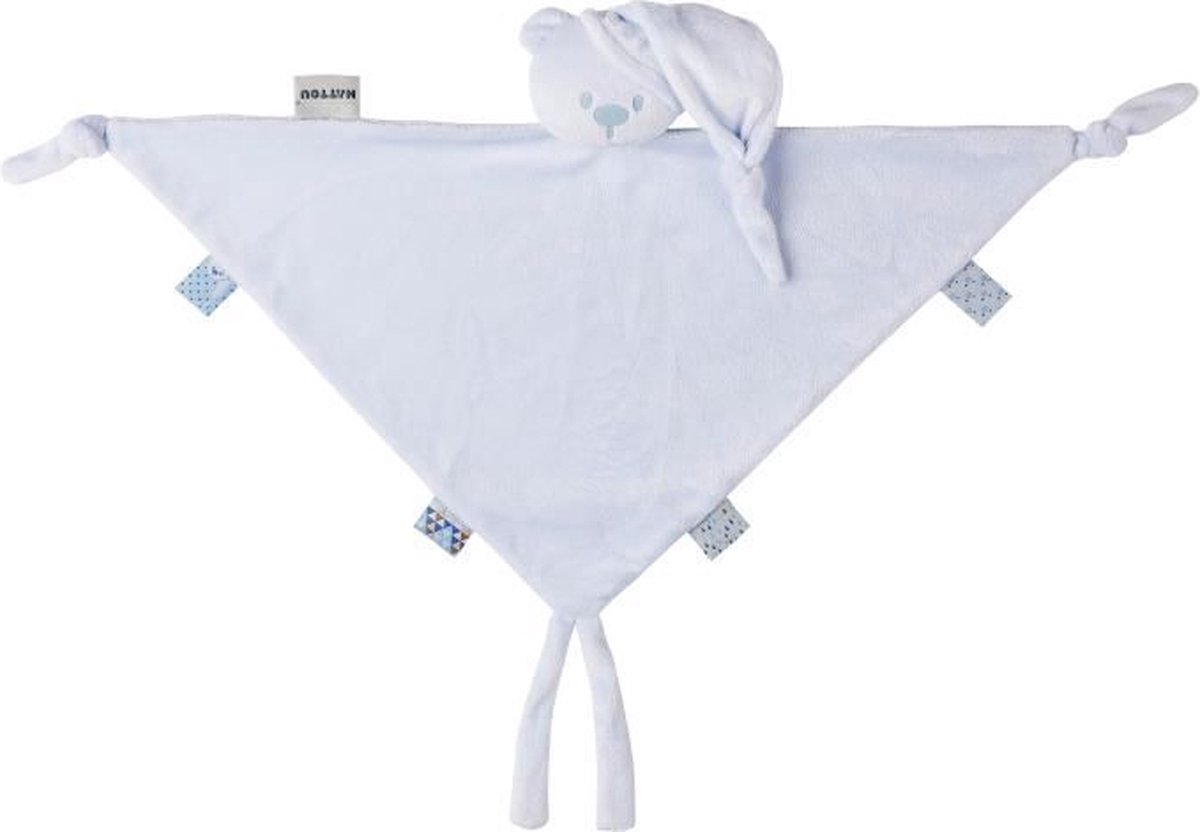 Nattou Mini knuffeldoek van polyester, vos Alice, metgezel vanaf de geboorte, Ca. 28 cm, Alice en Pomme, roze