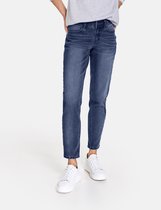 TAIFUN Dames Skinny jeans van coffee denim