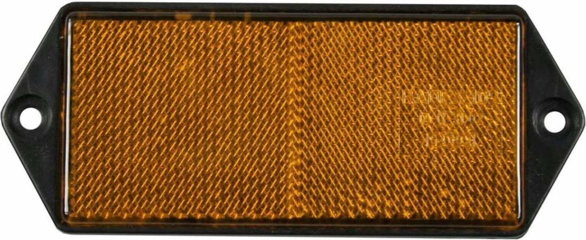 Benson Aanhanger Reflector - Rechthoek - 105 x 40 mm - Oranje