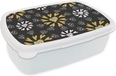 Boîte à Pain Wit - Lunch Box - Boîte à Pain - Fille - Coeur - Motifs - Fille - Kids - Enfants - 18x12x6 cm - Adultes