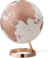 Atmosphere NR-0331F7NU-GB Globe Bright Copper 30cm Diameter Kunststof Voet Engelstalig