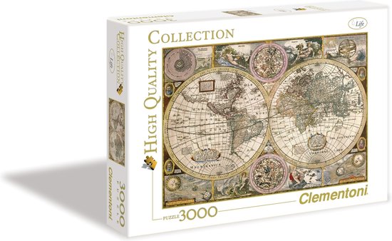 Educa - Puzzle 8000 pièces - Mappemonde historique