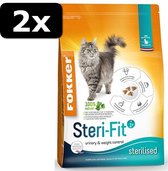 2x FOKKER CAT STERI-FIT 2,5KG