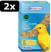 2x ORLUX EIVOER DR KANARIE GEEL 1KG