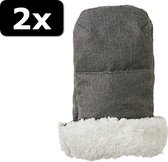 2x HANDWARMER EARTH GREY