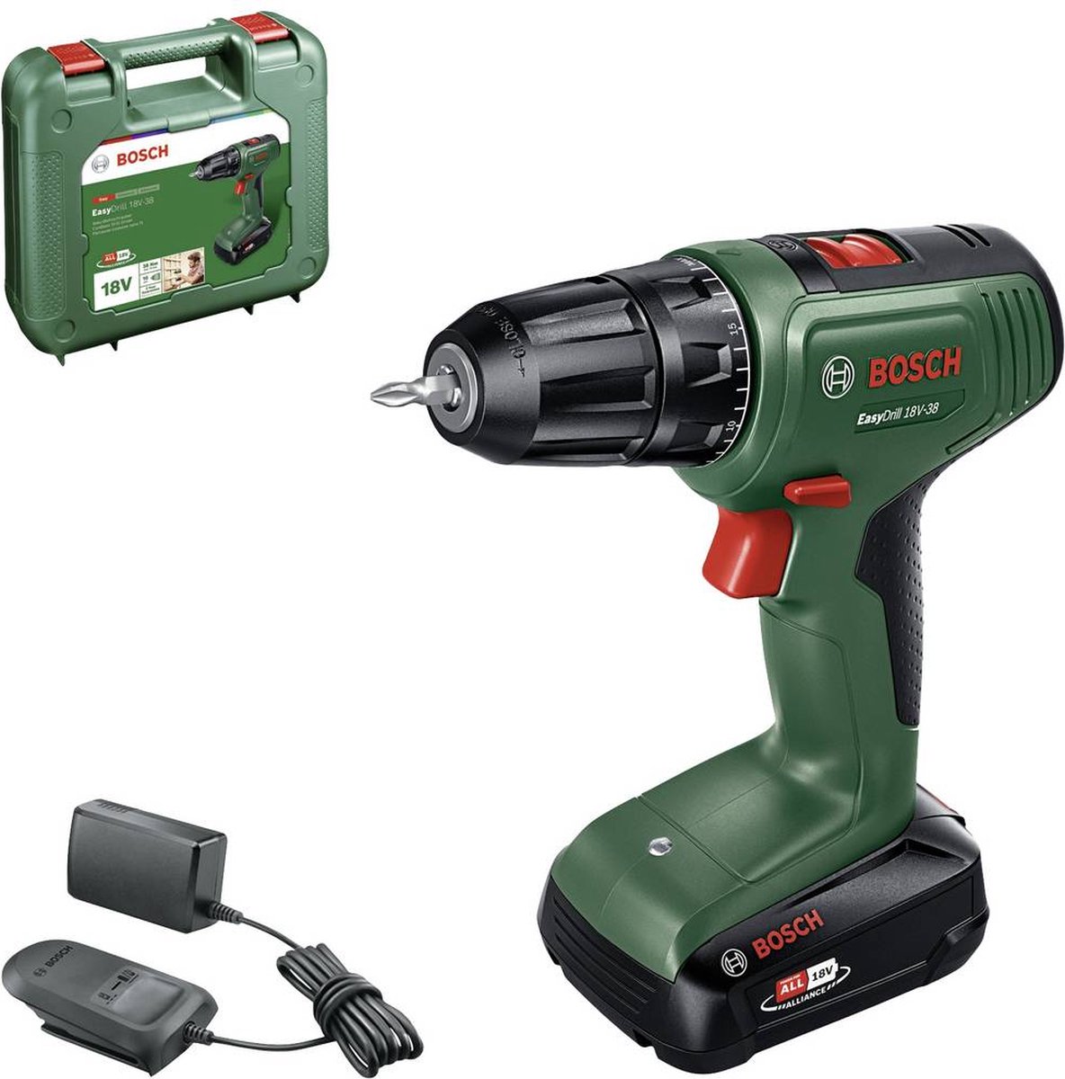 Bosch EasyDrill 18V-28 accu-schroefboormachine met koffer