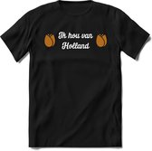 Nederland - Goud - T-Shirt Heren / Dames  - Nederland / Holland / Koningsdag Souvenirs Cadeau Shirt - grappige Spreuken, Zinnen en Teksten. Maat XXL