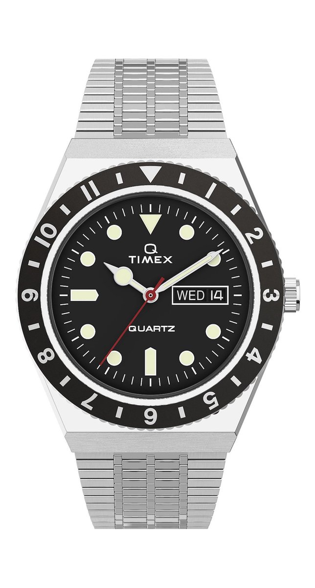 Timex Q Reissue TW2U61800 Horloge - Staal - Zilverkleurig - Ø 38 mm