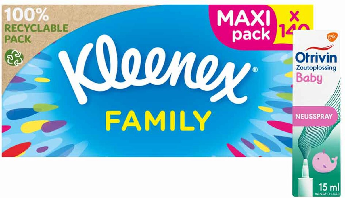 Goedkoopste Kleenex & Otrivin Baby Verkoudheid Pakket